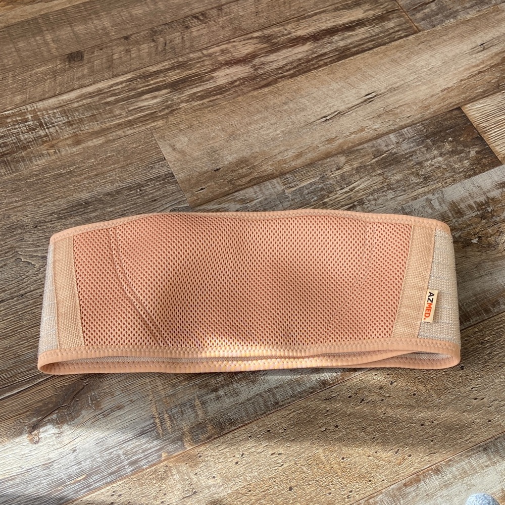 AZ MED buff colored pregnancy support belly band belt one size